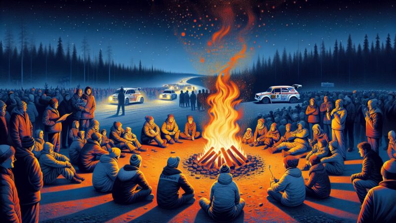 Suomen ralli – Nuotion loimussa