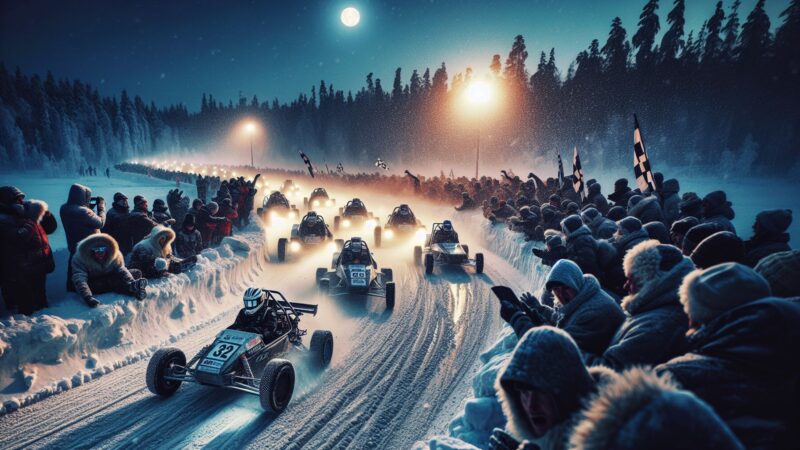 Jykevää Jännitystä Jäisillä Teillä – Kärryjen Kiljuntaa Suomen Rallissa