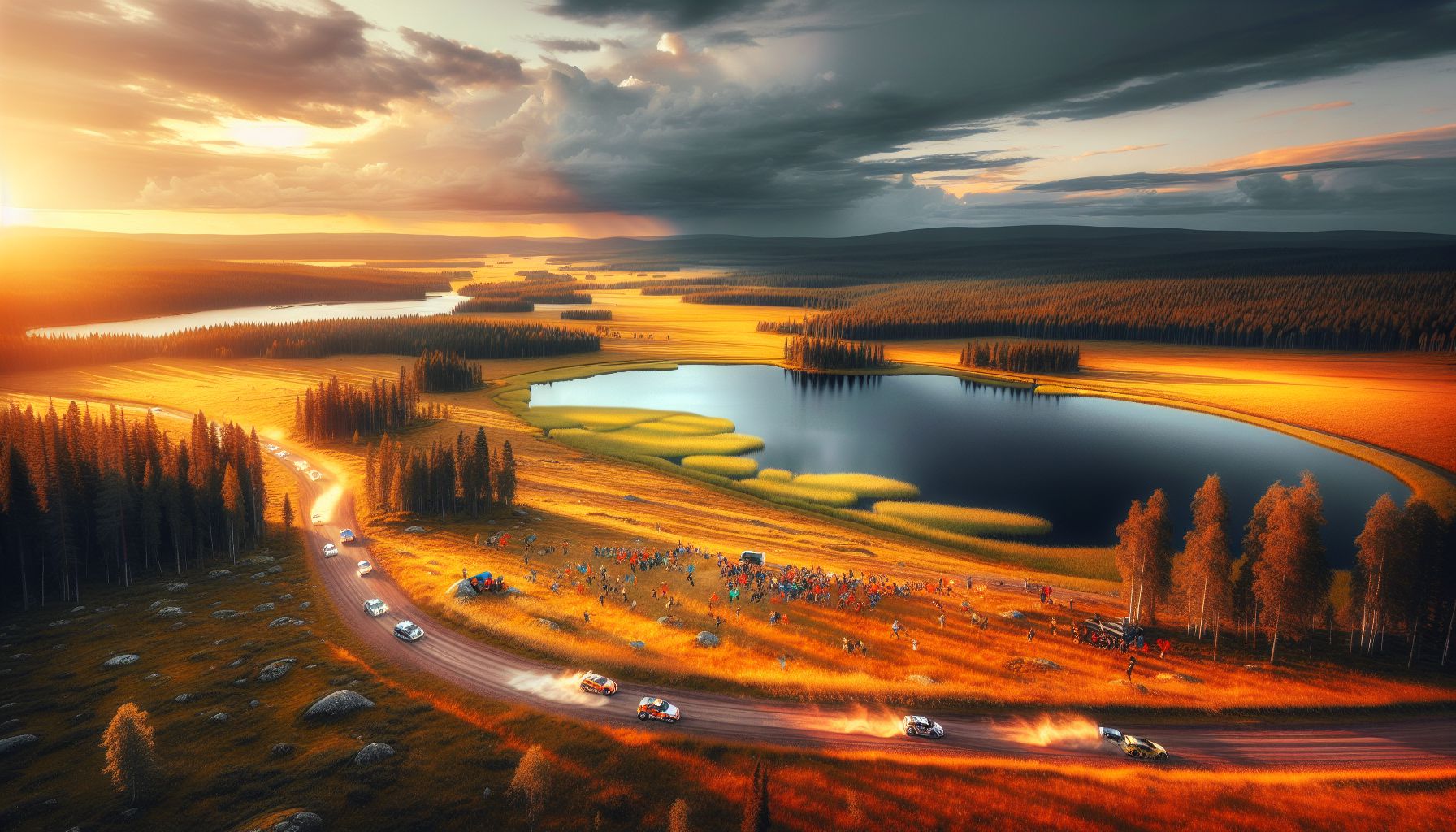 Suomen Ralli – Tanssi Järvimaisemissa
