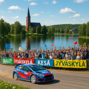 Neste Oil Rally Finland: Jännitystä ja Yhteisöllisyyttä Jyväskylän Maisemissa