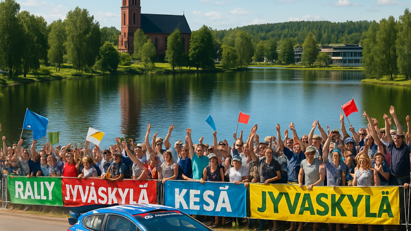 Neste Oil Rally Finland: Jännitystä ja Yhteisöllisyyttä Jyväskylän Maisemissa
