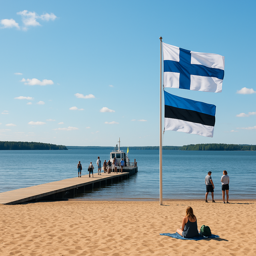 Milloin tarkistaa tuulikartta lauttamatkalle tai rannalle suuntautuessa?